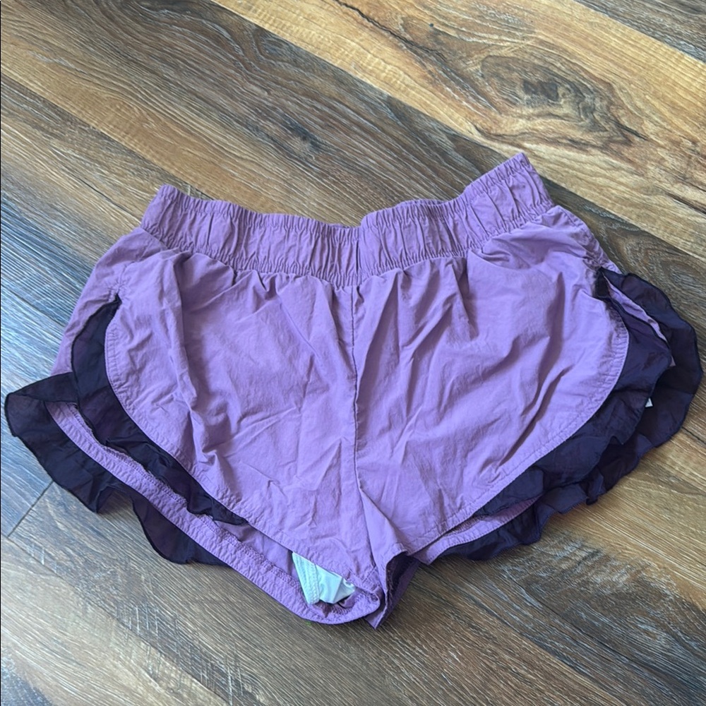 FP Movement by Free People Purple Athletic Shorts Lightweight Design